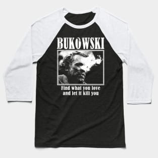 Charles Bukowski // Vintage Distressed Baseball T-Shirt